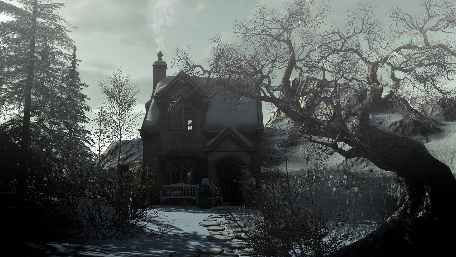 SL Travel: Winter Trace - House by The Lake